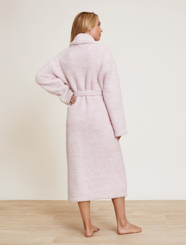 COZYCHIC HEATHERED ADULT ROBE-DUSTY ROSE/WHITE - Kingfisher Road - Online Boutique