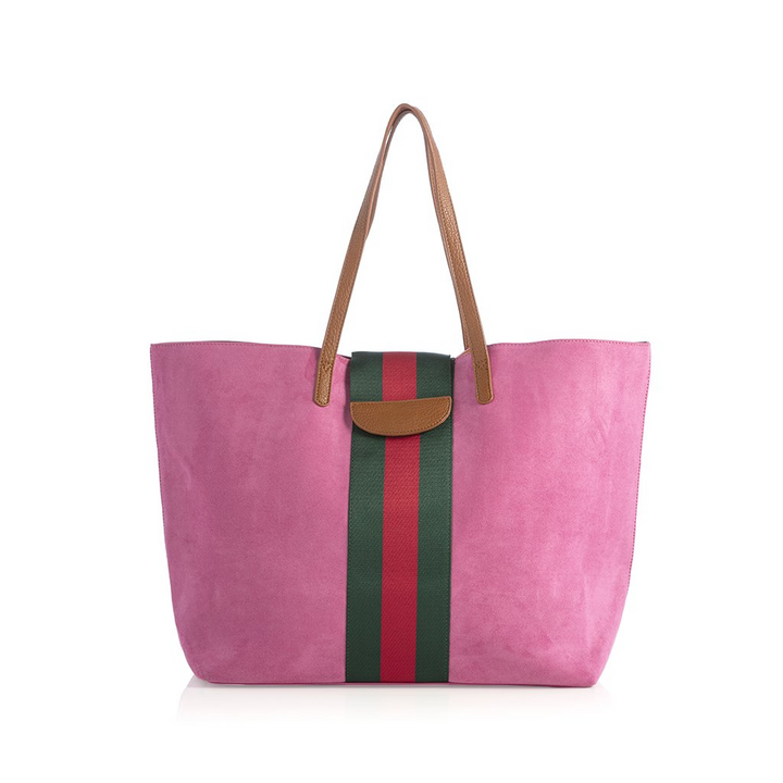 BLAKELY TOTE BAG - RASPBERRY - Kingfisher Road - Online Boutique