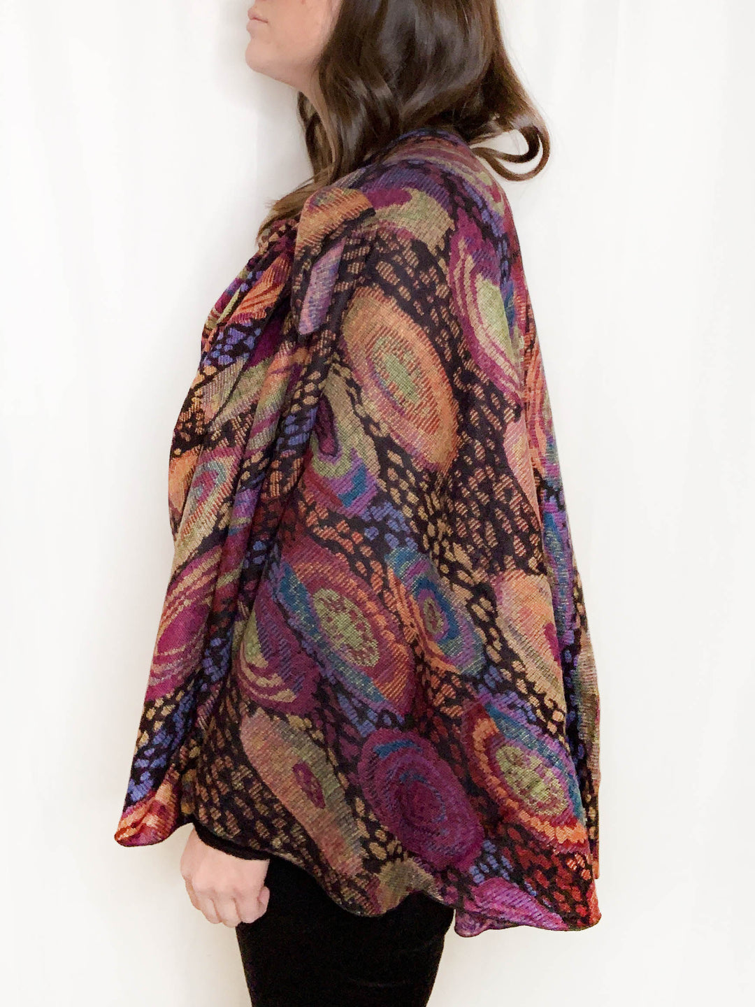 CASHMERE SHAWL WITH SHOULDER LOOP - Kingfisher Road - Online Boutique