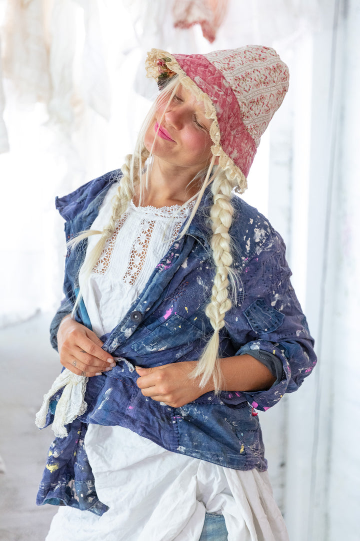 PAINT SPLATTER CROP TANCY COAT-WORKWEAR - Kingfisher Road - Online Boutique