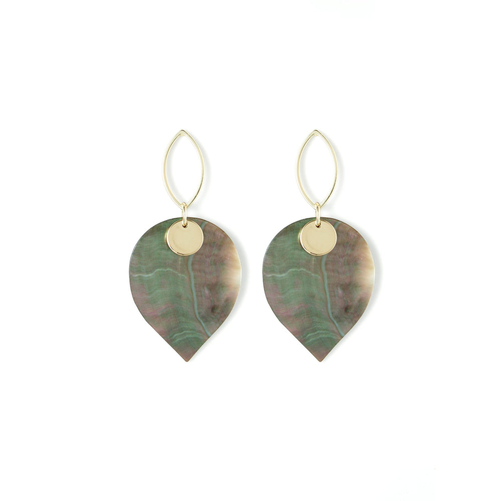 PEAR SHELL EARRING - Kingfisher Road - Online Boutique