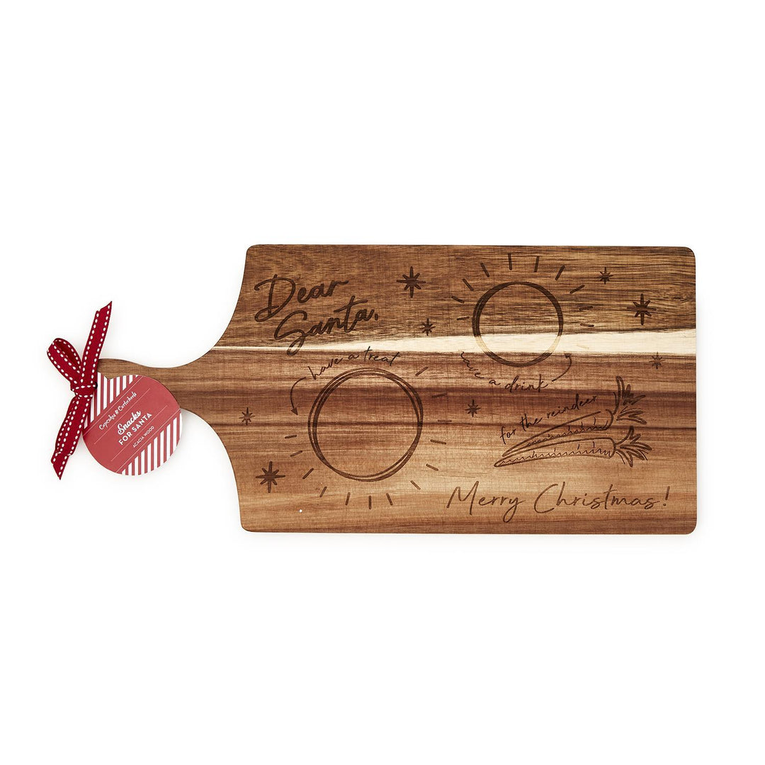 SNACKS FOR SANTA SERVING BOARD TRAY - Kingfisher Road - Online Boutique