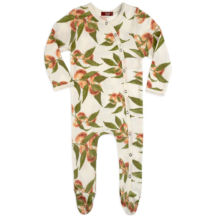 ORGANIC FOOTED PEACHES ROMPER - Kingfisher Road - Online Boutique