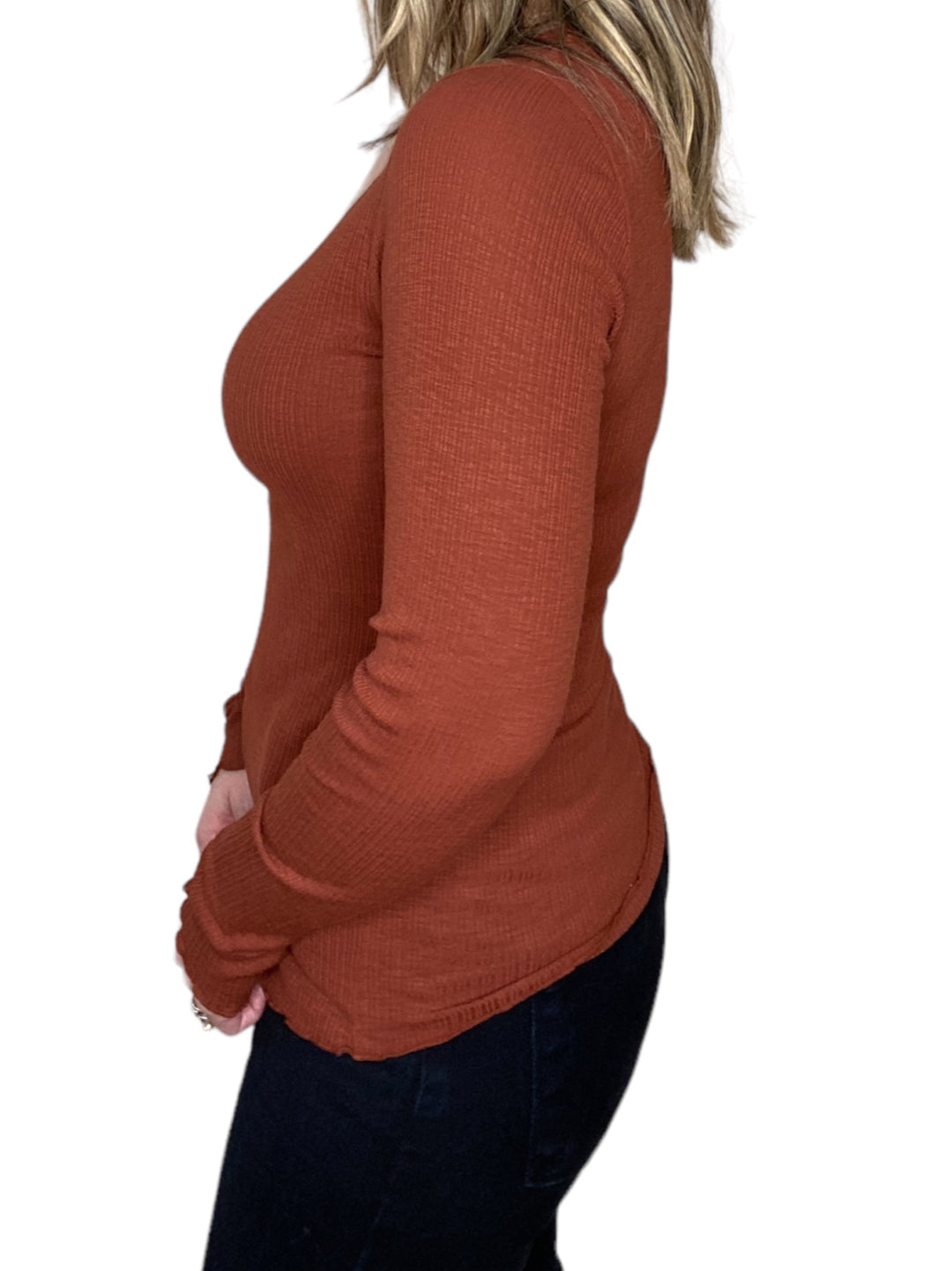 CASEY HENLEY TOP - RUSTIQUE - Kingfisher Road - Online Boutique