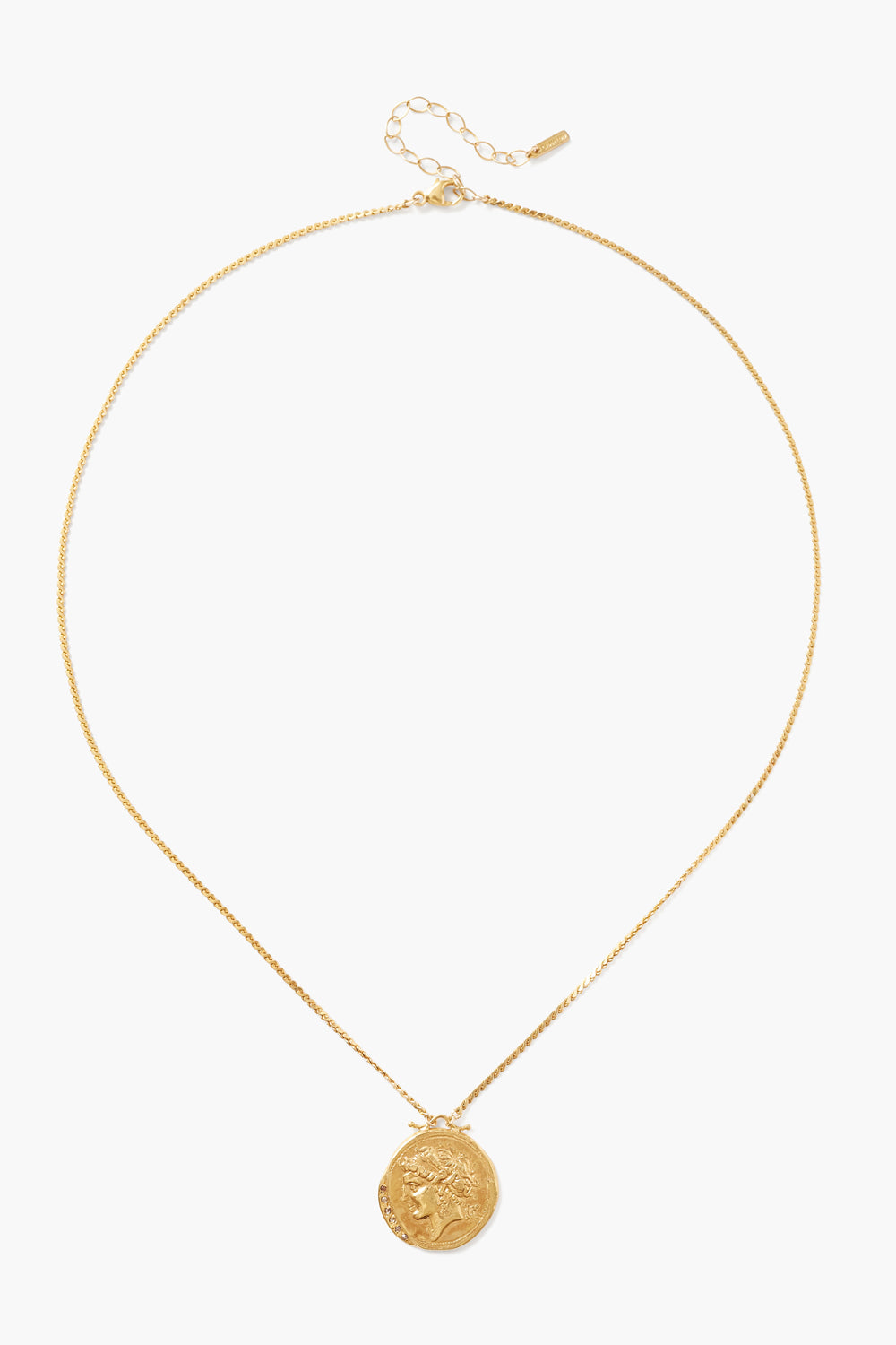 YELLOW GOLD ADJUSTABLE CHAMPANGE DIAMOND NECKLACE - Kingfisher Road - Online Boutique