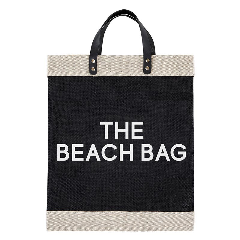 THE BEACH BAG CANVAS TOTE - Kingfisher Road - Online Boutique