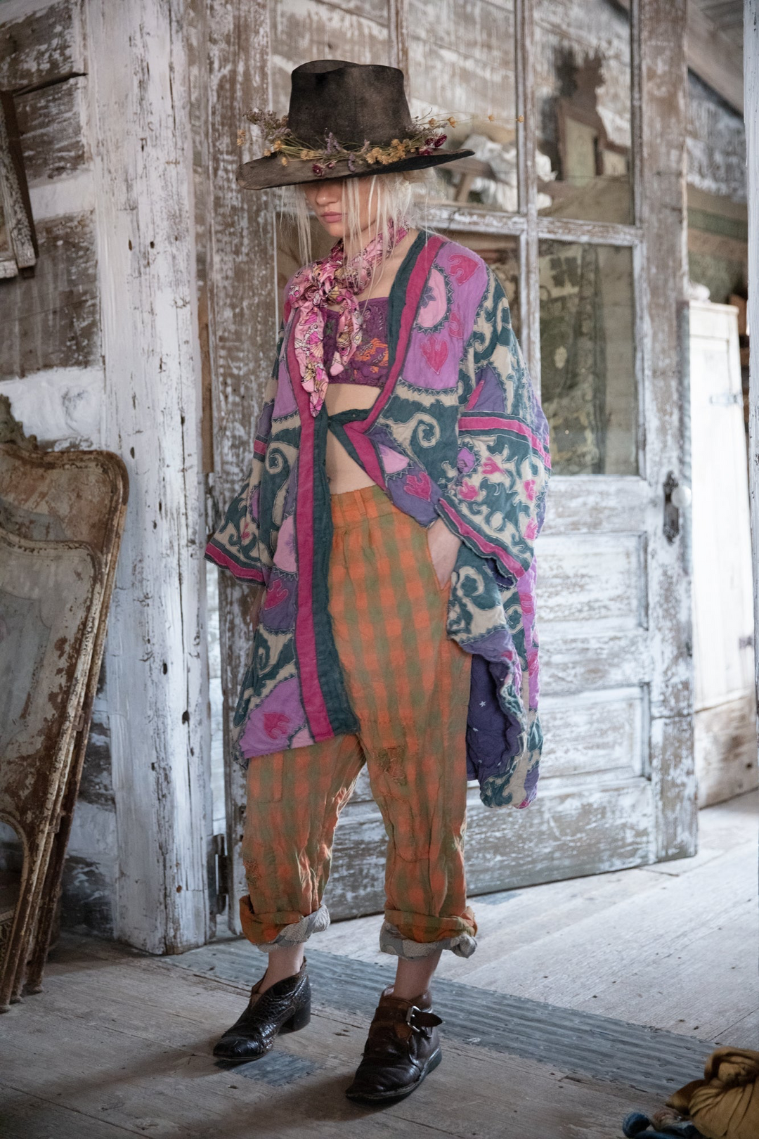 APPLIQUÉ HIPPIE COAT - BAZAAR - Kingfisher Road - Online Boutique