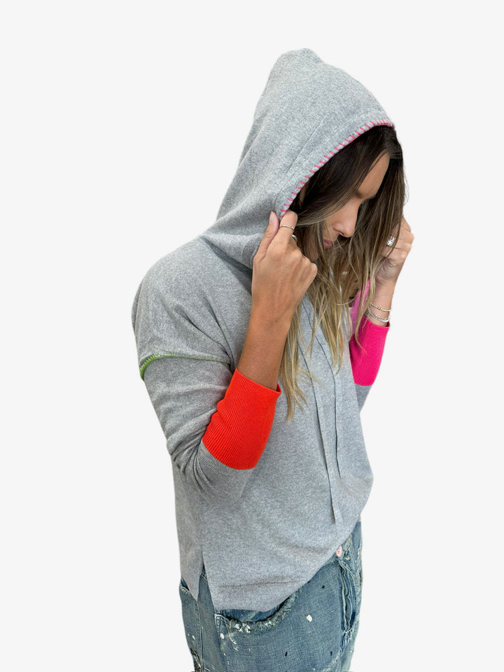 WHIPSTITCH HOODIE - HEATHER - Kingfisher Road - Online Boutique