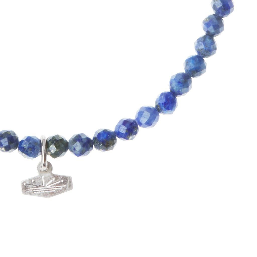 MINI STONE STACKING BRACELET-SILVER - Kingfisher Road - Online Boutique