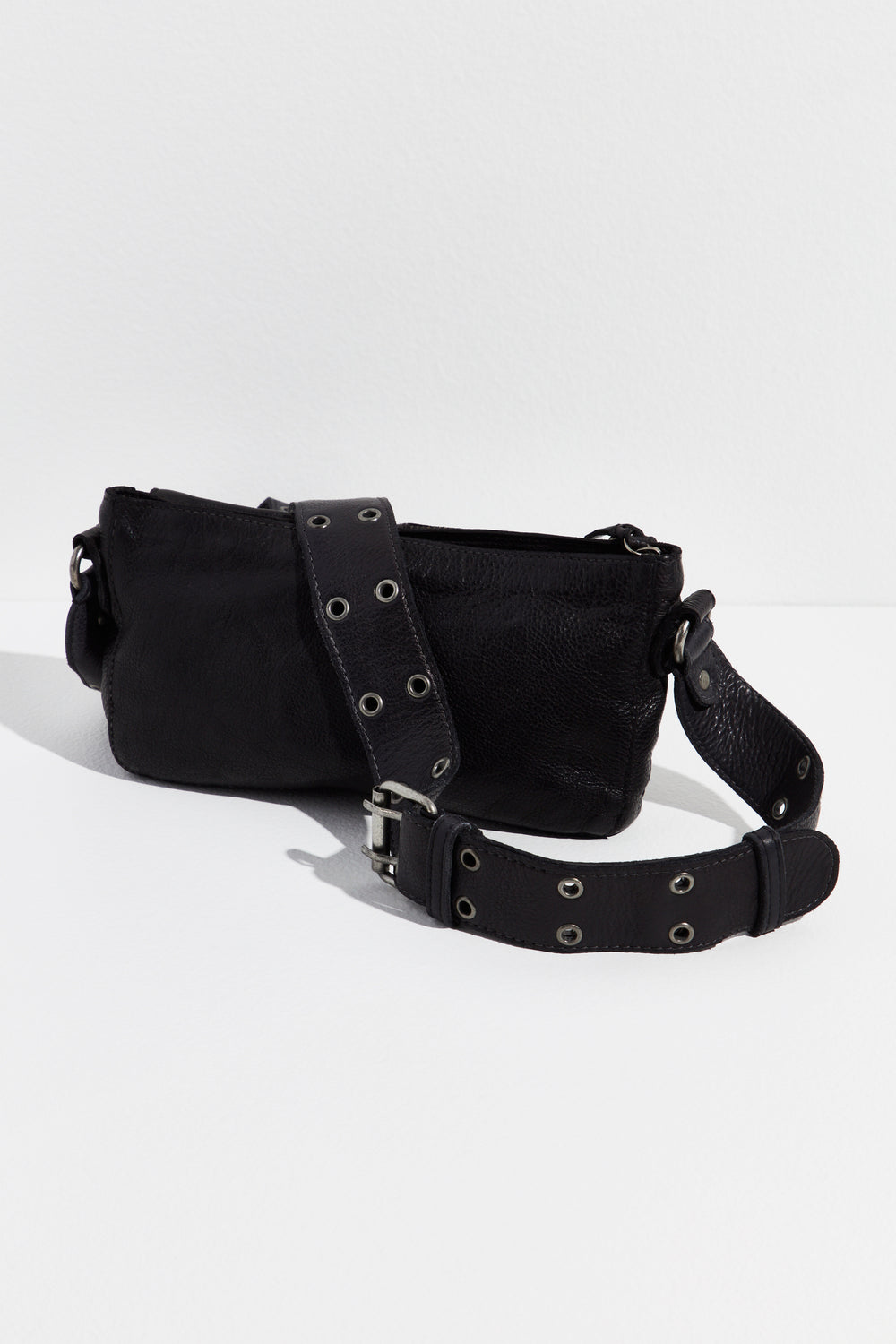 WADE LEATHER SLING-BLACK - Kingfisher Road - Online Boutique