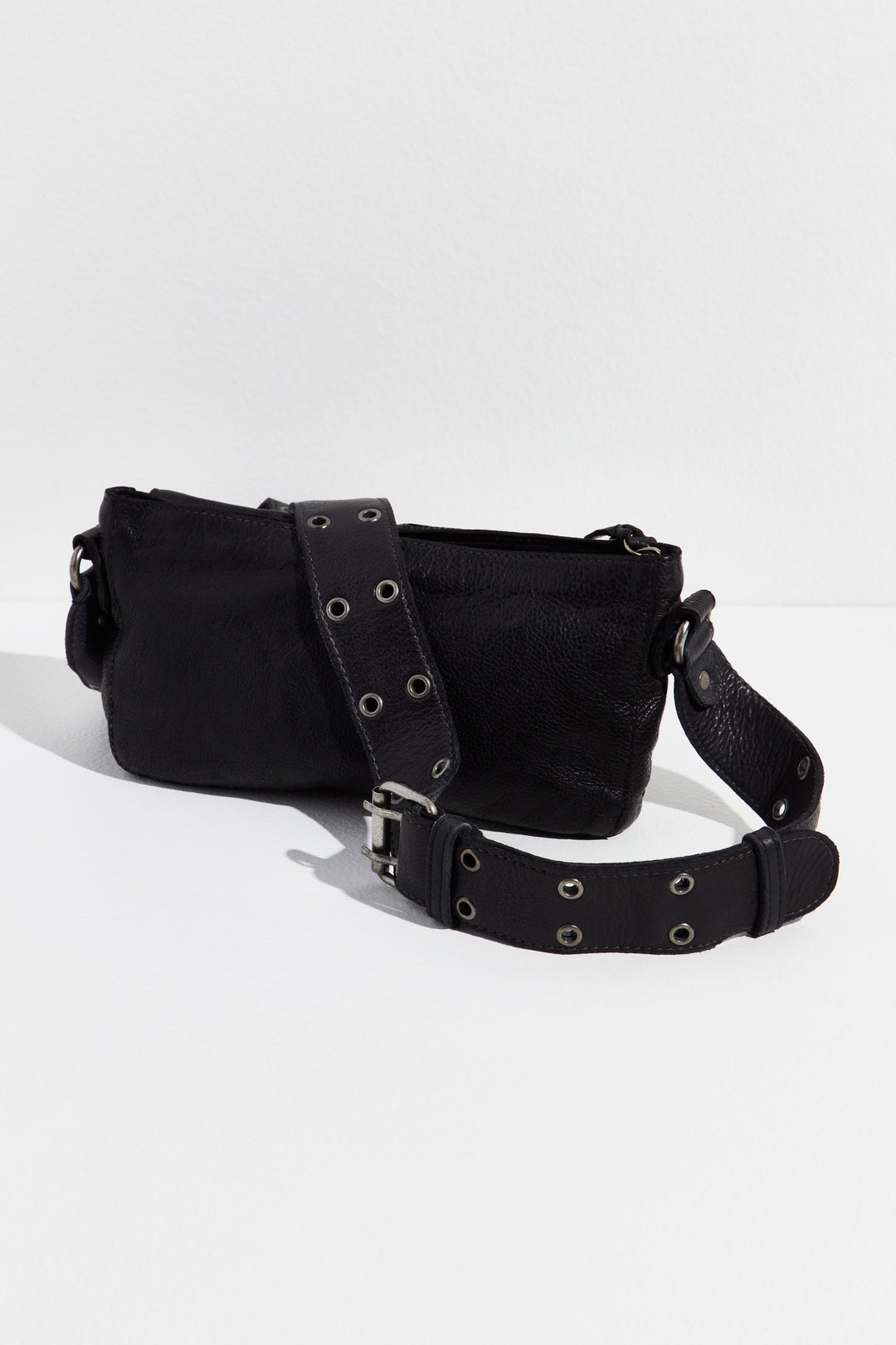 WADE LEATHER SLING-BLACK - Kingfisher Road - Online Boutique