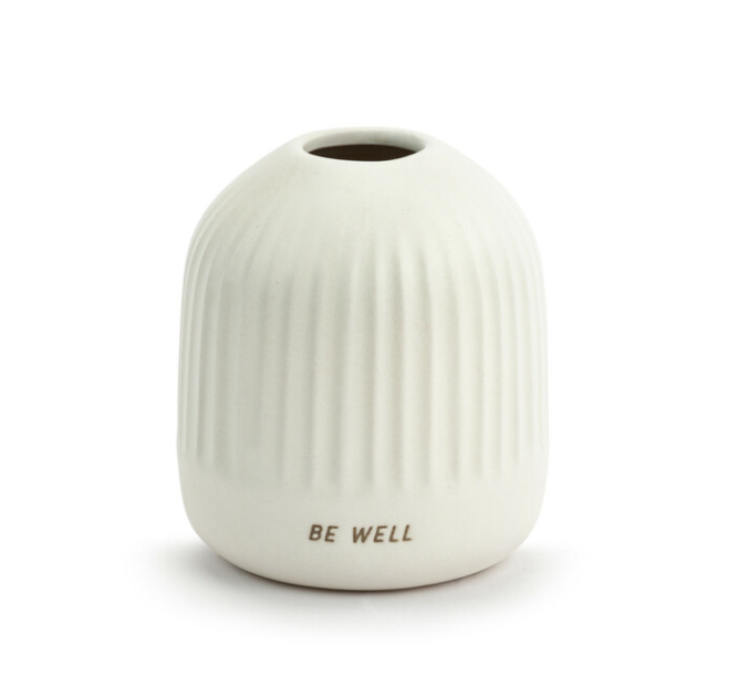 BE WELL JUST BECAUSE VASE - Kingfisher Road - Online Boutique