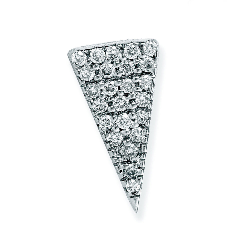 .075ct 14K DIAMOND TRIANGLE STUD - Kingfisher Road - Online Boutique