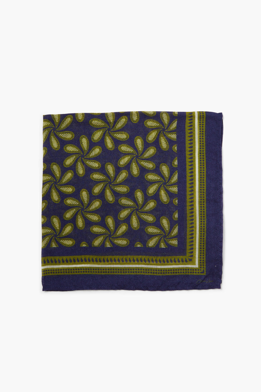PAISLEY PRINTED BANDANA - DEEP COBALT - Kingfisher Road - Online Boutique