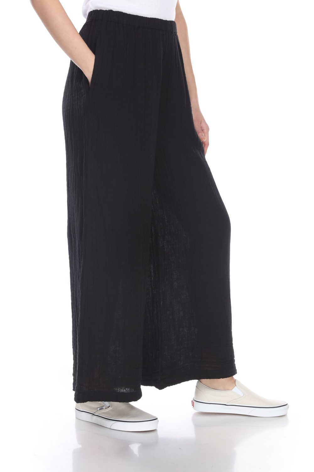 BLACK LONG PALAZZO - Kingfisher Road - Online Boutique