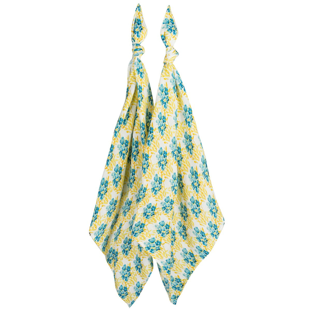 SKY FLORAL BAMBOO BURP CLOTHS - Kingfisher Road - Online Boutique