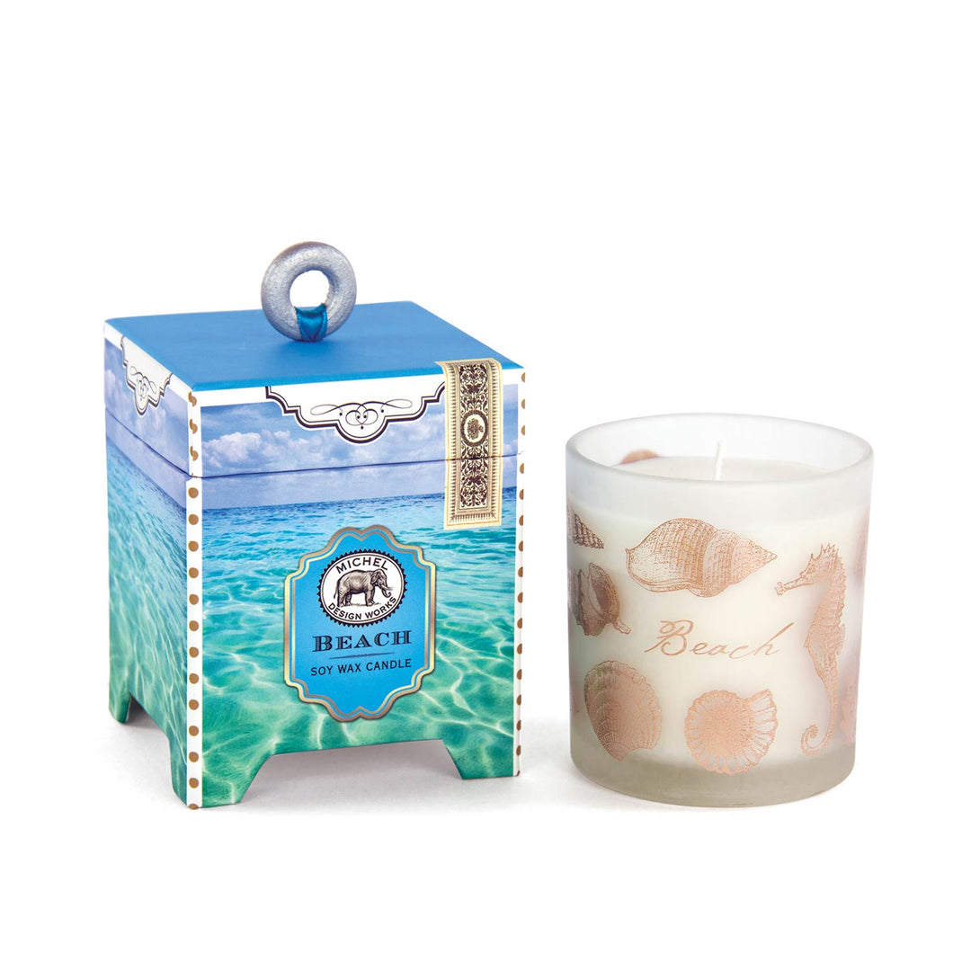 6.5oz BEACH SOY WAX CANDLE - Kingfisher Road - Online Boutique