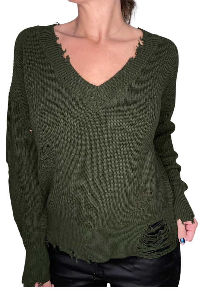 MORAY RELAXED FIT SWEATER - WET SAND - Kingfisher Road - Online Boutique
