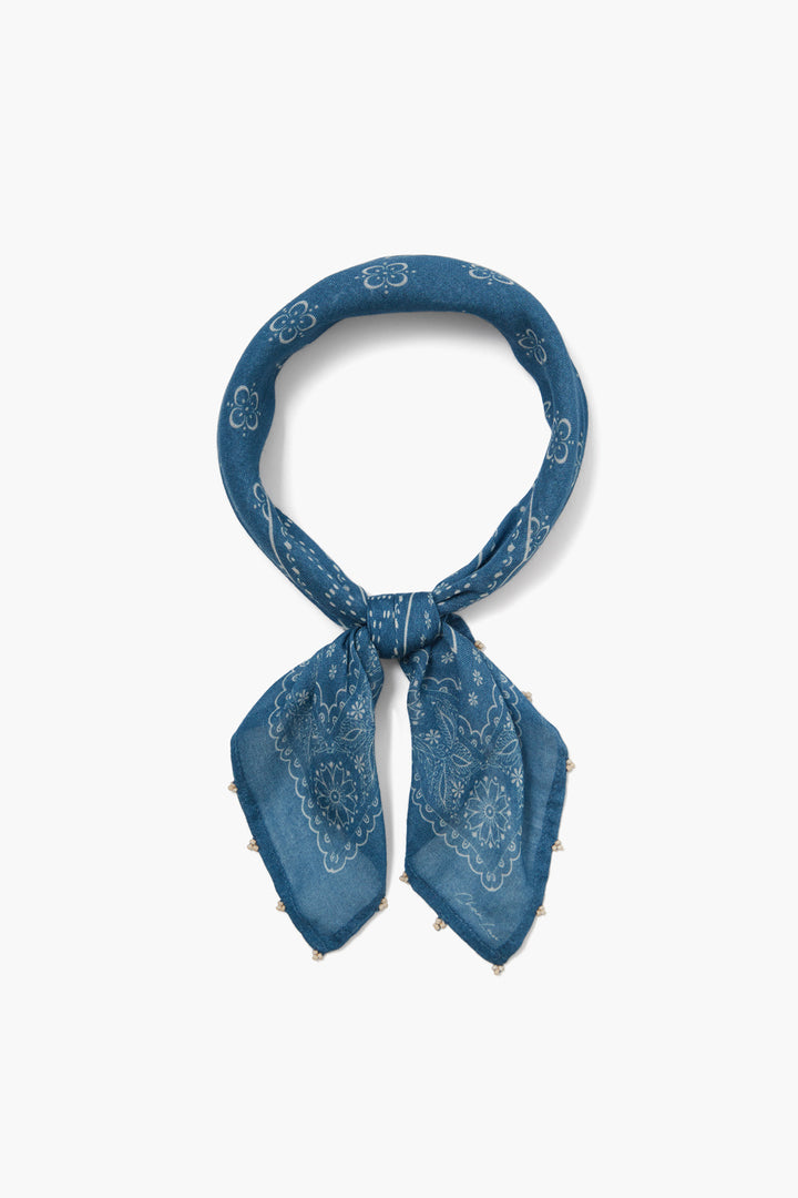 DAINTY FLORAL BANDANA - CORONET BLUE - Kingfisher Road - Online Boutique