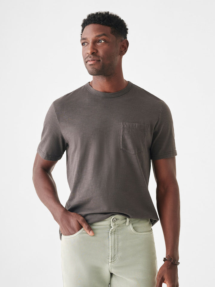 SUN-WASHED POCKET TEE - WASHED BLACK - Kingfisher Road - Online Boutique