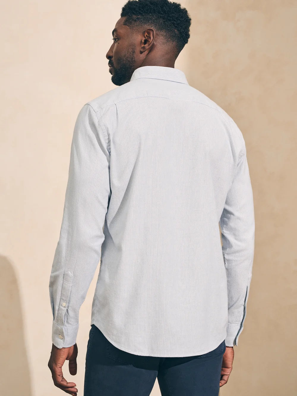 STRETCH OXFORD SHIRT 2.0 - CLASSIC STRIPE - Kingfisher Road - Online Boutique