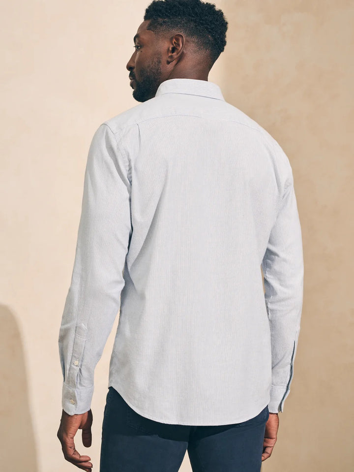 STRETCH OXFORD SHIRT 2.0 - CLASSIC STRIPE - Kingfisher Road - Online Boutique