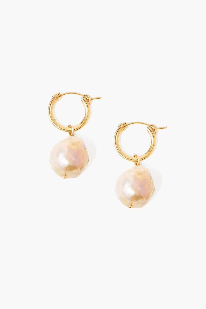 AKOYA PINK PEARL HOOP - Kingfisher Road - Online Boutique