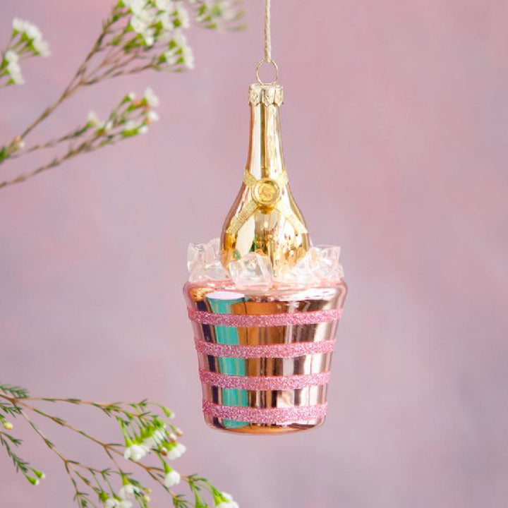 CHAMPAGNE BUCKET ORNAMENT - Kingfisher Road - Online Boutique