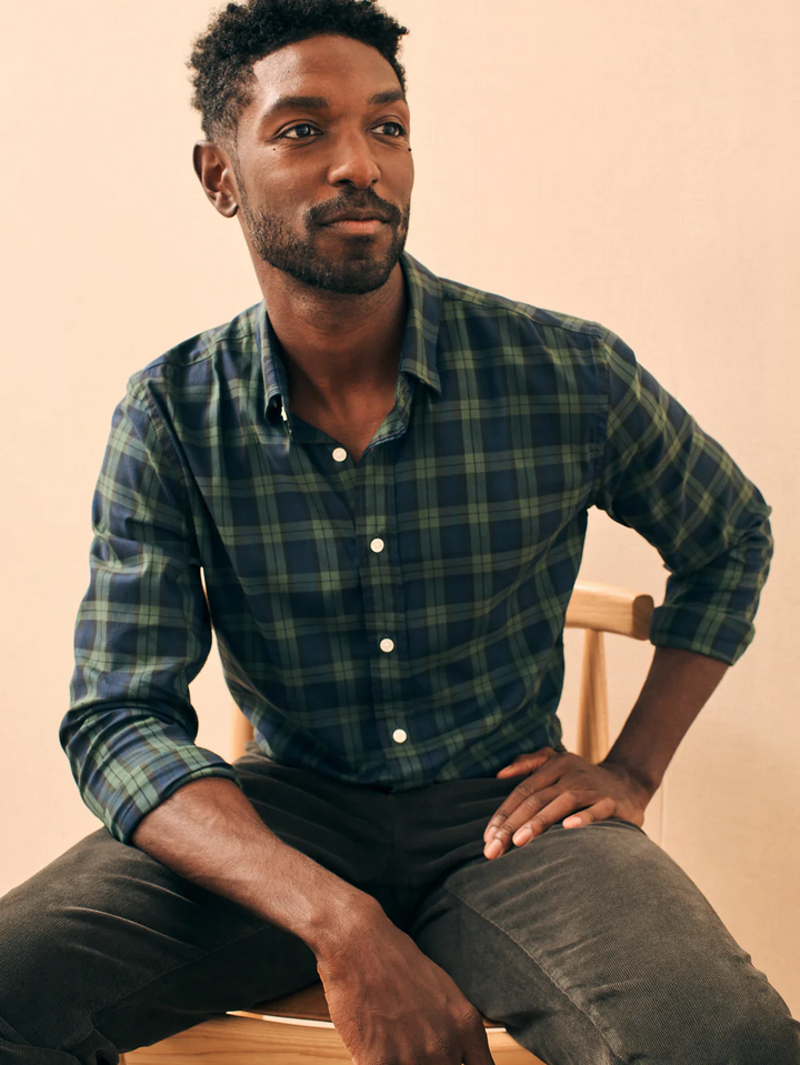 THE MOVEMENT SHIRT-BLACKWATCH PLAID - Kingfisher Road - Online Boutique