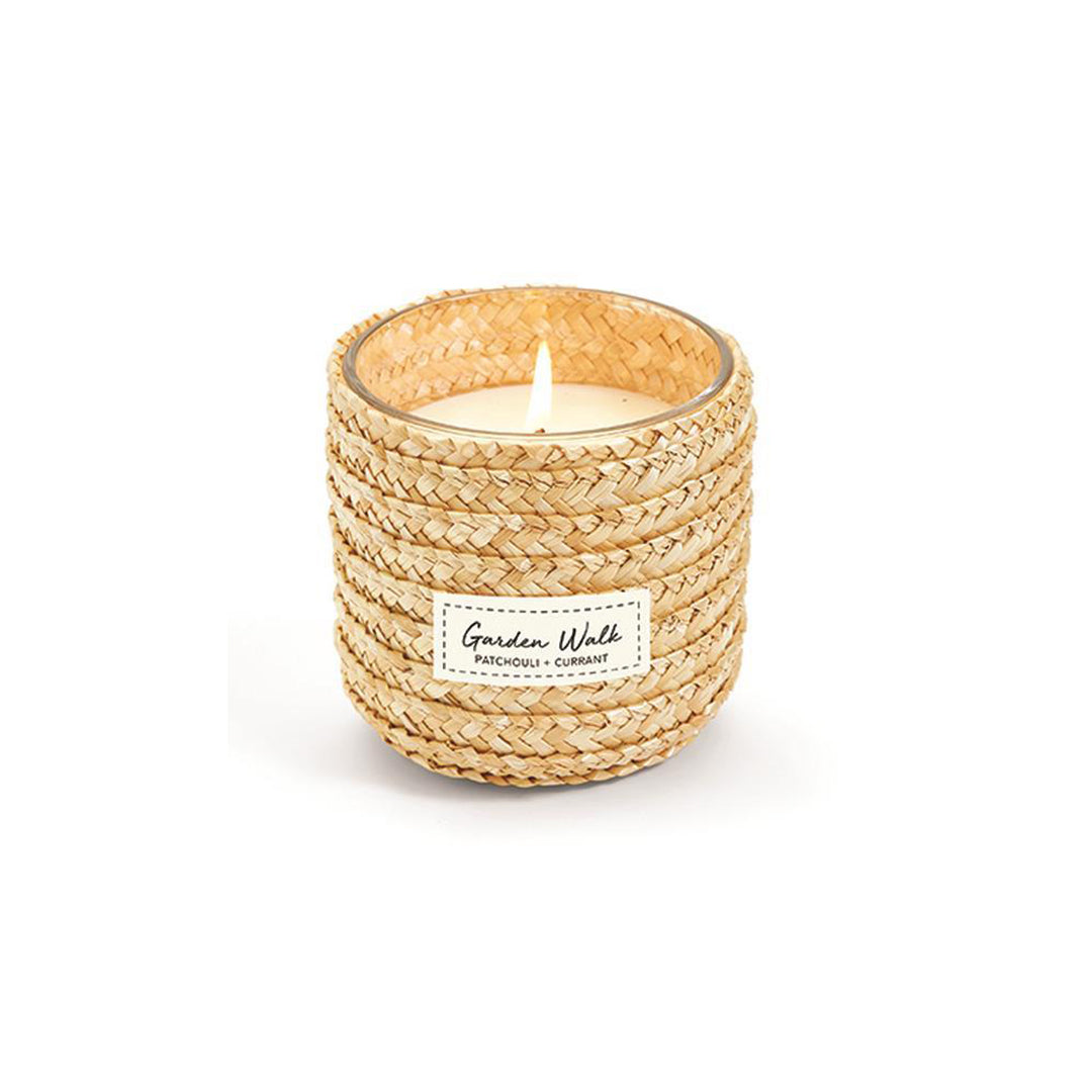 STRAW LIDDED CANDLE - Kingfisher Road - Online Boutique