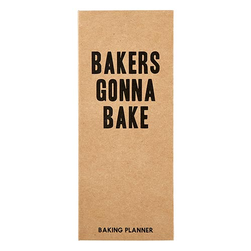 BAKER'S GONNA BAKE BAKING PLANNER - Kingfisher Road - Online Boutique