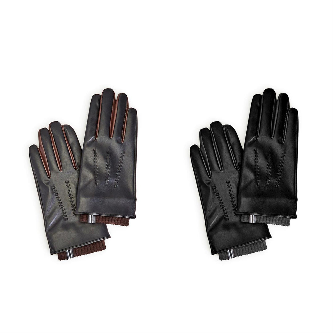 VEGAN LEATHER MEN'S GLOVE - Kingfisher Road - Online Boutique