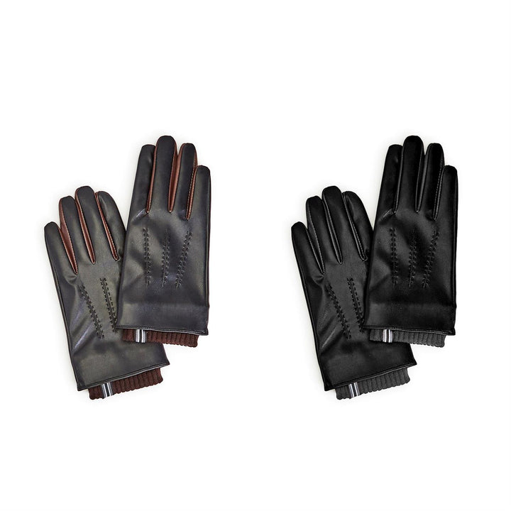 VEGAN LEATHER MEN'S GLOVE - Kingfisher Road - Online Boutique