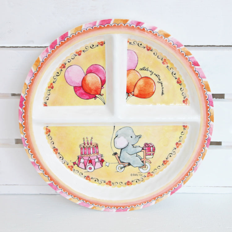 CELEBRATE YOUR DAY SUCTION PLATE - Kingfisher Road - Online Boutique