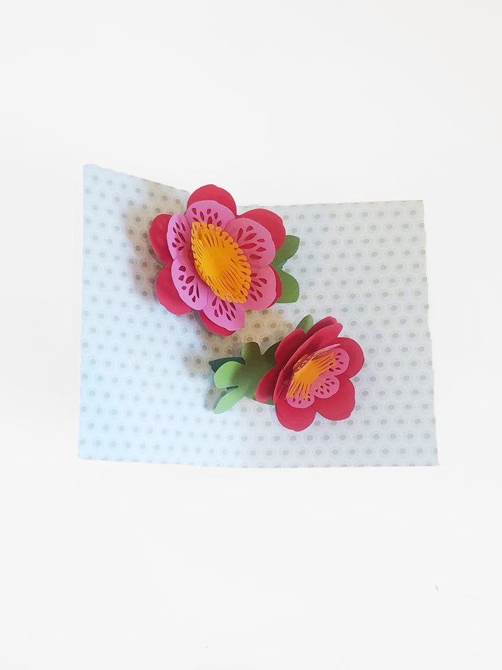 FLORAL  SIGNATURE POP-UP CARD - Kingfisher Road - Online Boutique