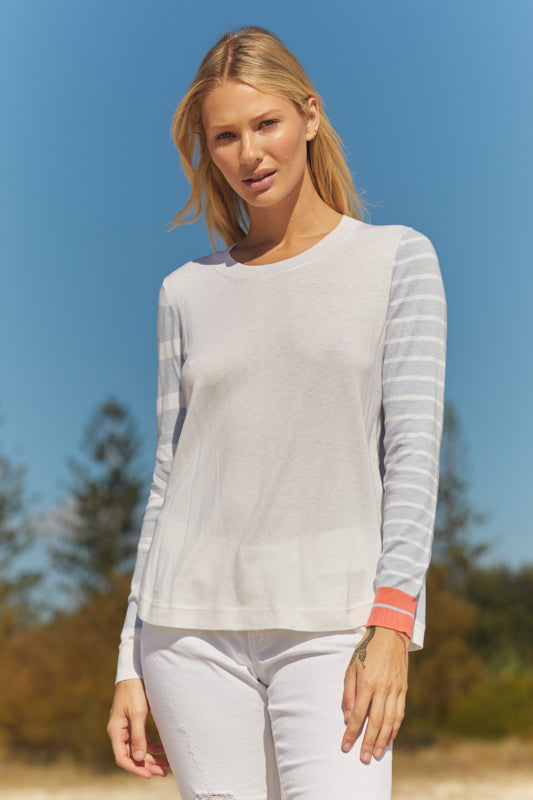 MIXED STRIPE SWEATER - Kingfisher Road - Online Boutique