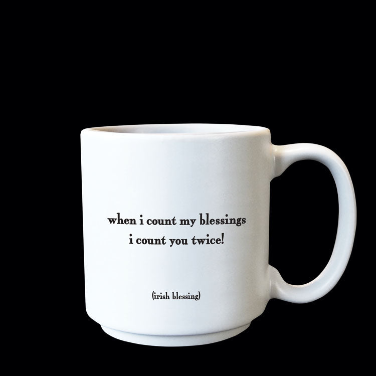 COUNT MY BLESSINGS MINI MUG - Kingfisher Road - Online Boutique