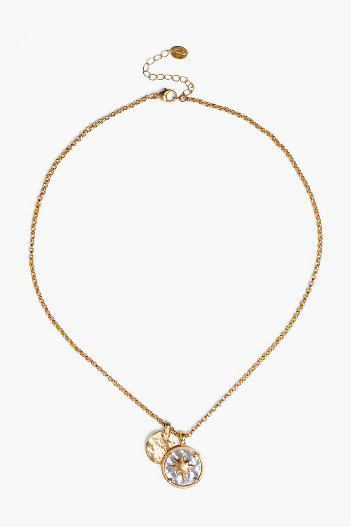 BEACON CHARM NECKLACE-GOLD MIX - Kingfisher Road - Online Boutique