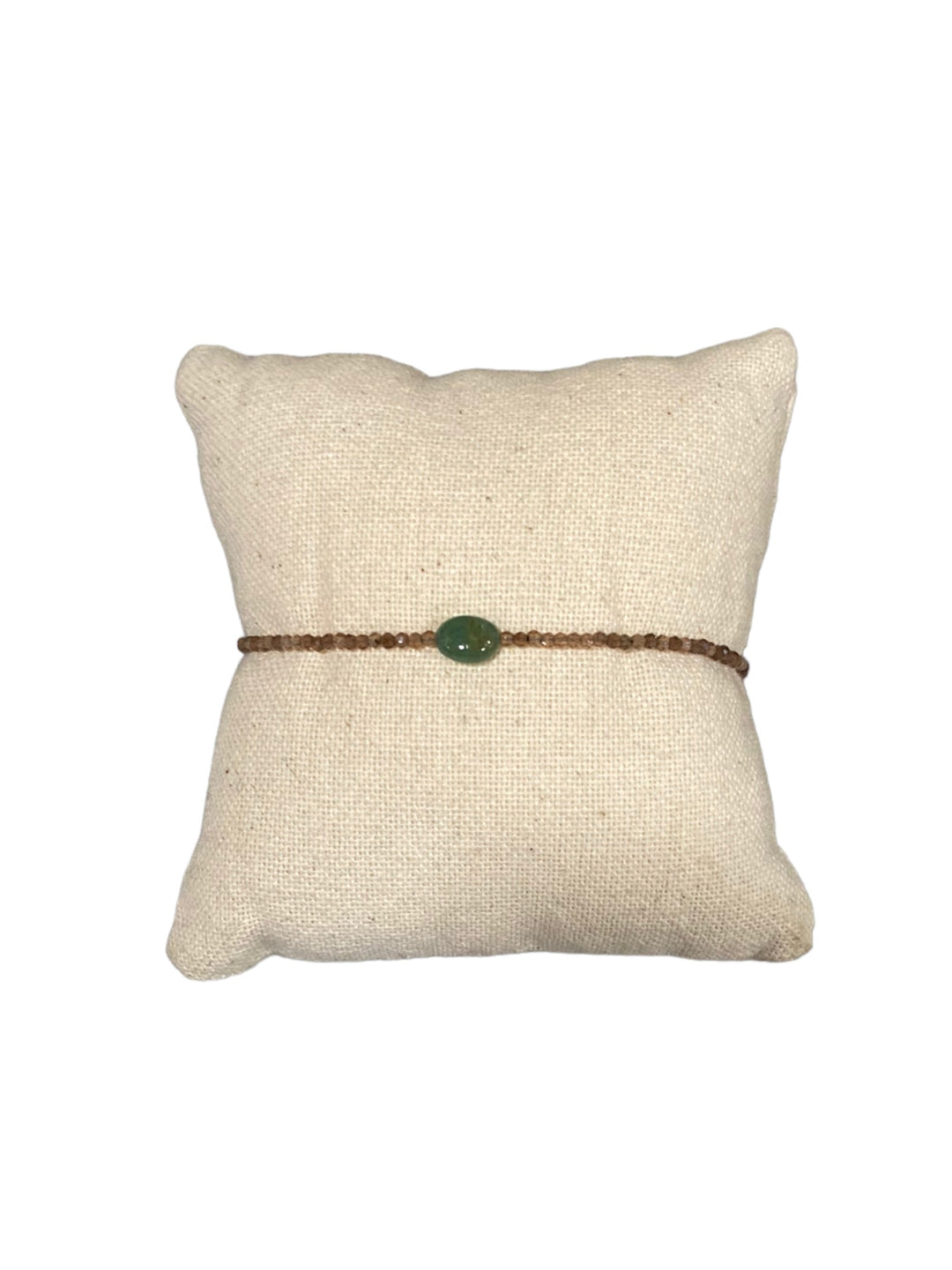 ANDALUSITE/EMERALD PRECIOUS STONE BRACELET - Kingfisher Road - Online Boutique