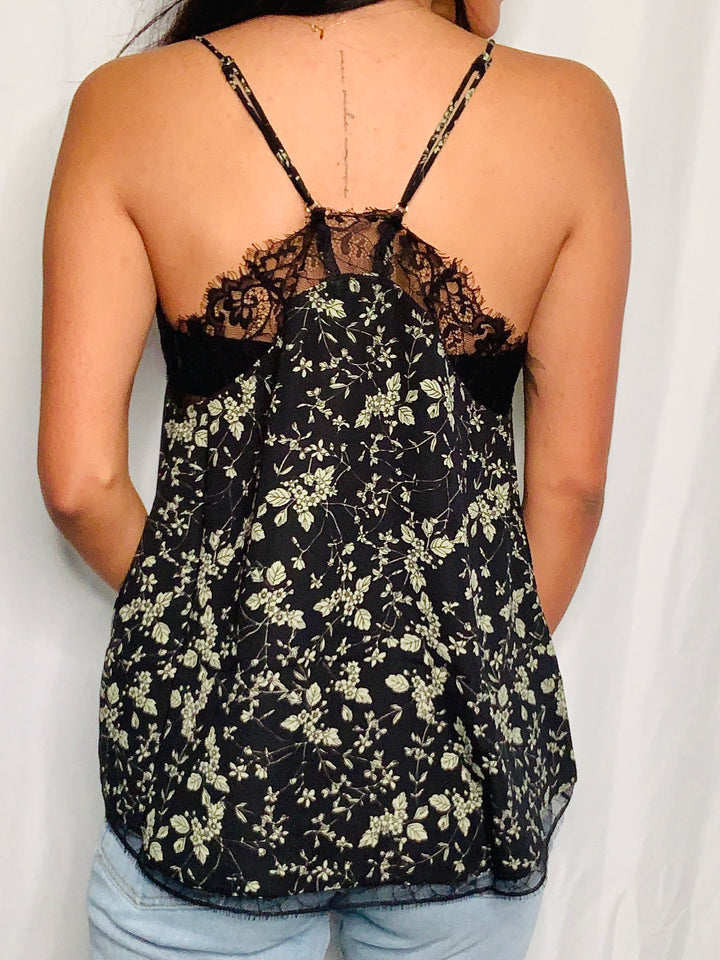 FLORAL LACE TANK - Kingfisher Road - Online Boutique
