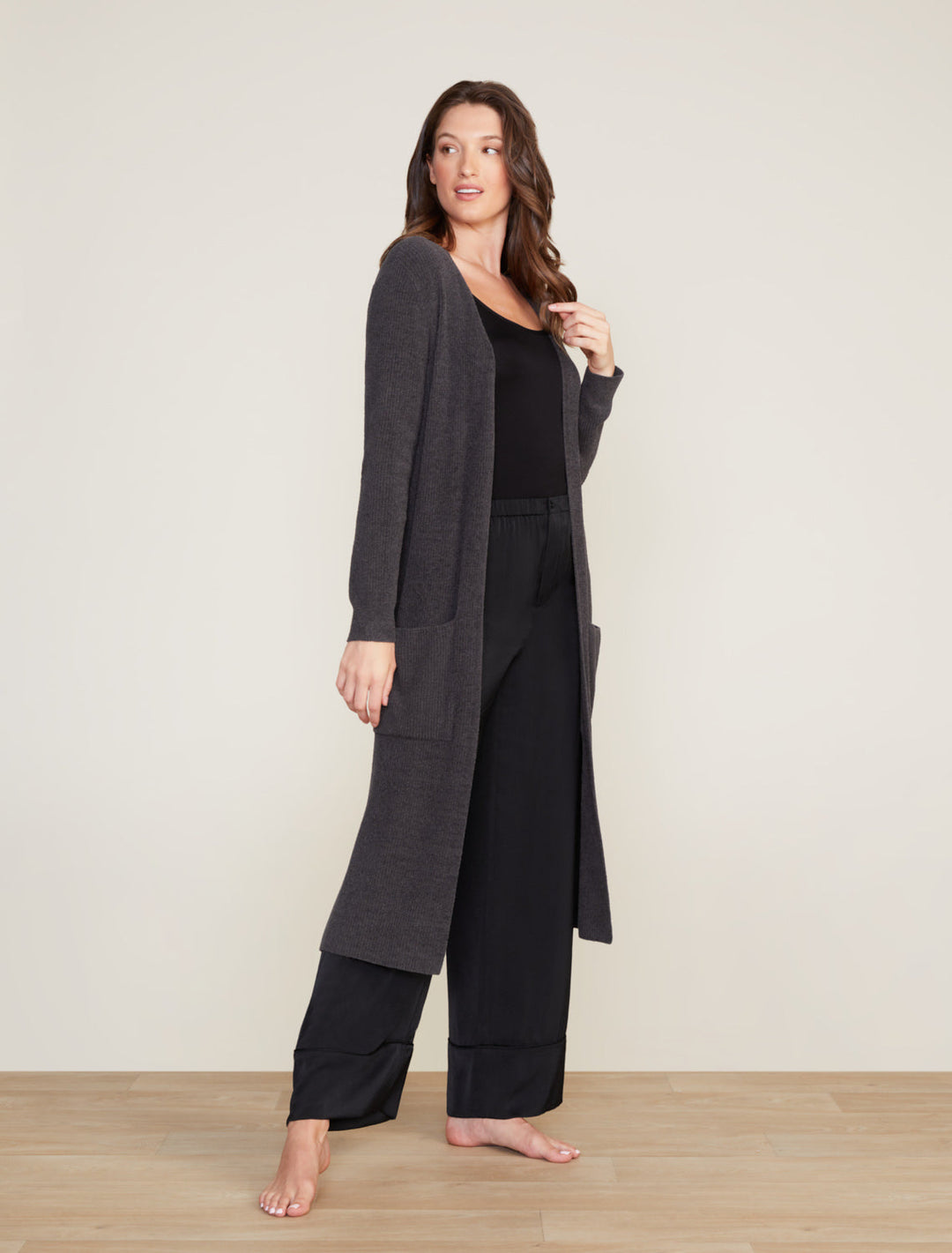 COZYCHIC ULTRA LITE LONG CARDI-CARBON - Kingfisher Road - Online Boutique