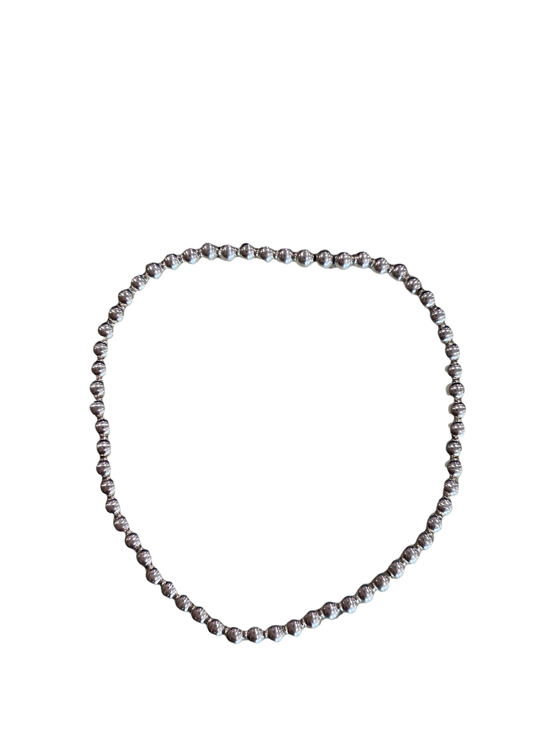 SILVER 3mm CLASSIC BEAD BRACELET - Kingfisher Road - Online Boutique