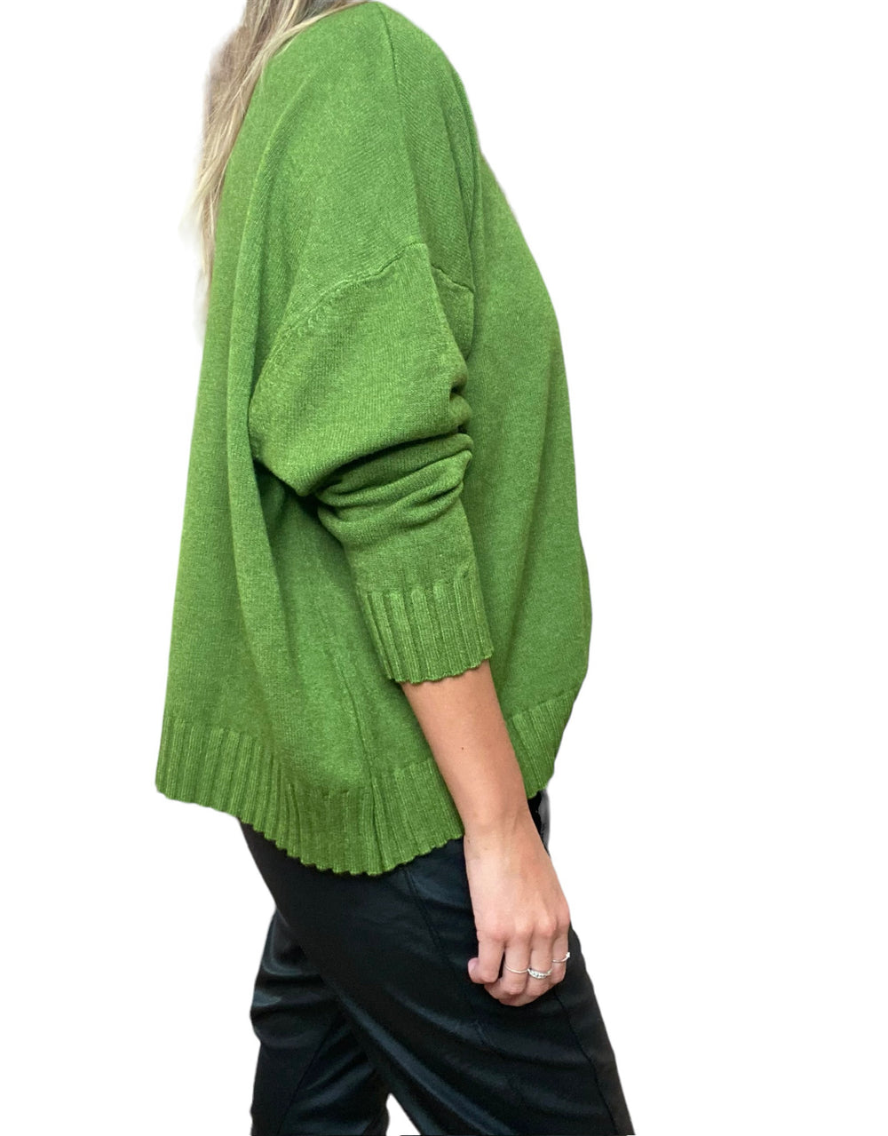 CREW NECK SWEATER-FOGLIA - Kingfisher Road - Online Boutique