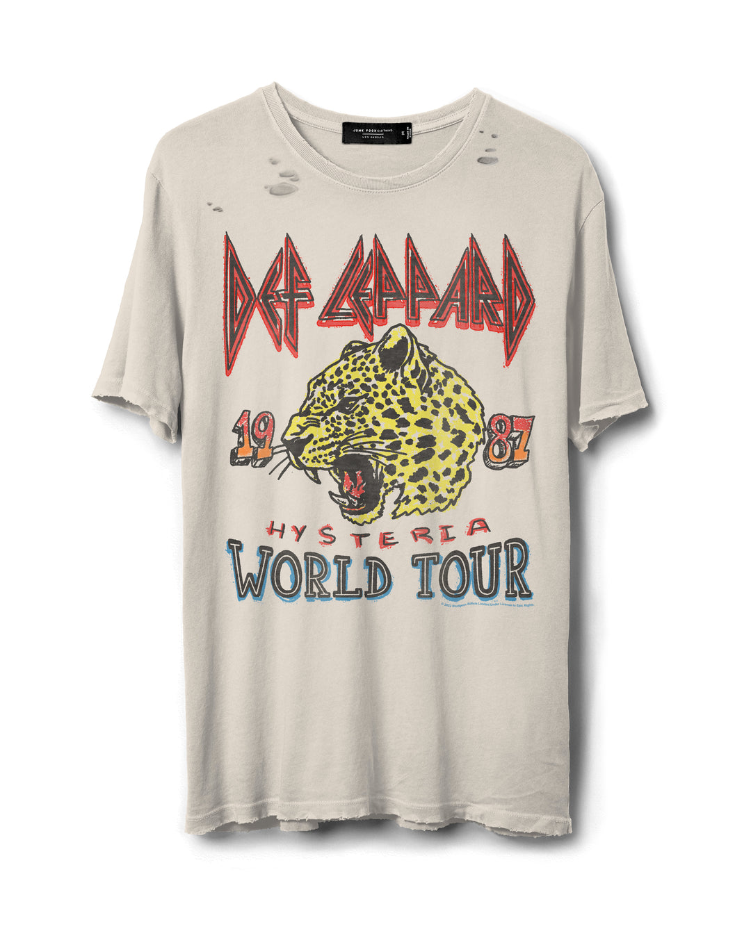 DEF LEPPARD 1987 WORLD TOUR TEE - Kingfisher Road - Online Boutique