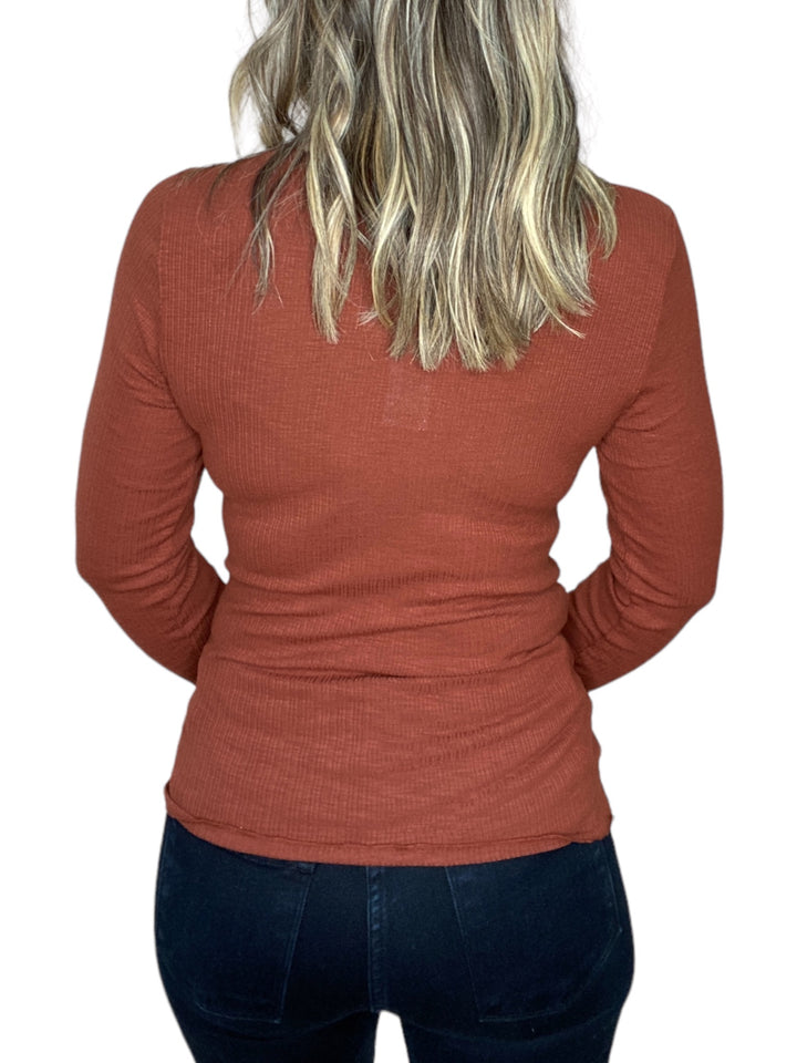 CASEY HENLEY TOP - RUSTIQUE - Kingfisher Road - Online Boutique