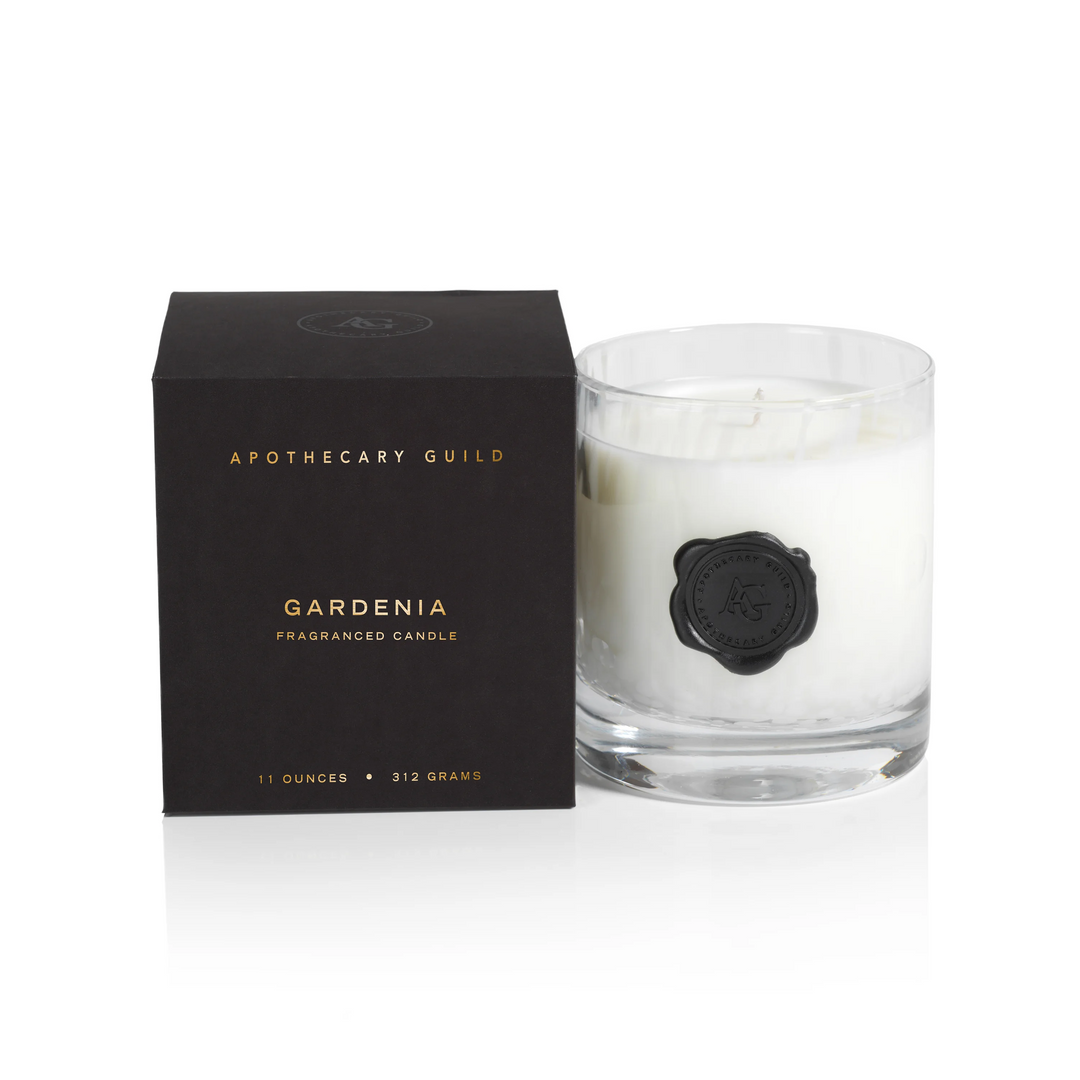 GARDENIA OPAL GLASS JAR CANDLE - Kingfisher Road - Online Boutique