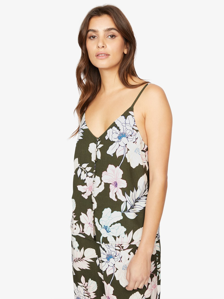 ESSENTIAL BUTTON FRONT TANK - TROPIC PUNCH - Kingfisher Road - Online Boutique