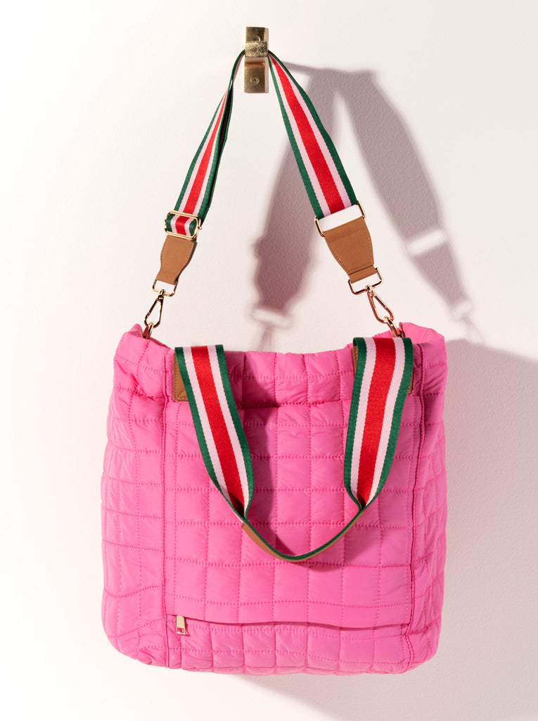 EZRA TRAVEL TOTE - PINK - Kingfisher Road - Online Boutique