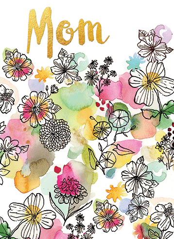 FLOWERS SKETCH MOTHER'S DAY - Kingfisher Road - Online Boutique