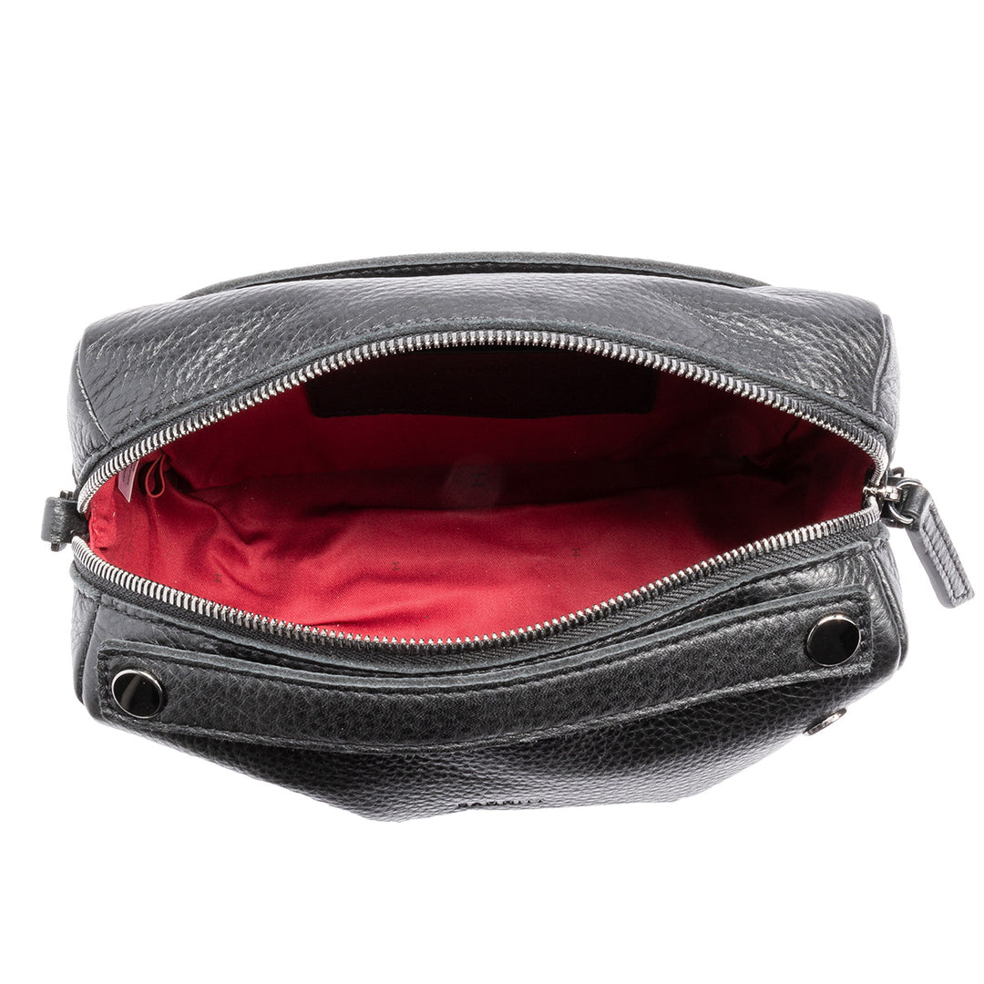 EVAN CROSSBODY - BLACK/GUNMETAL - Kingfisher Road - Online Boutique